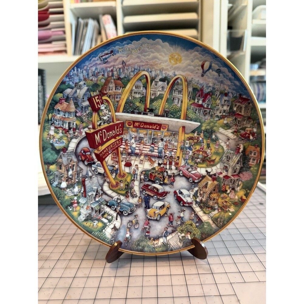 FRANKLIN MINT [ GOLDEN MOMENTS ]COLLECTOR PLATE